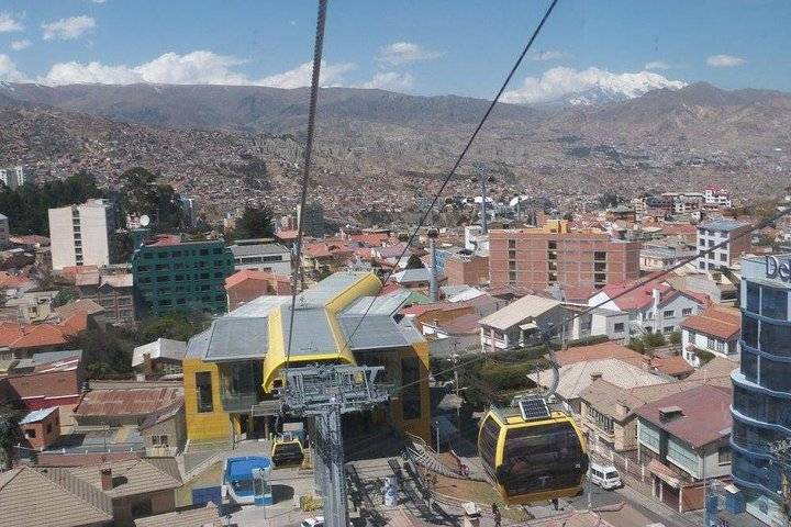 Cable-car city, La Paz