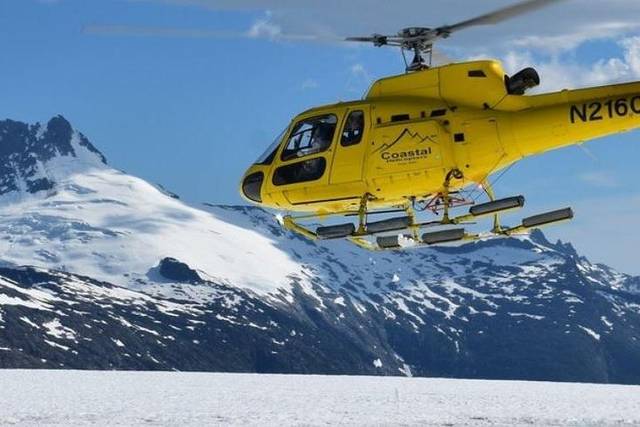 Helicopter & Icefield