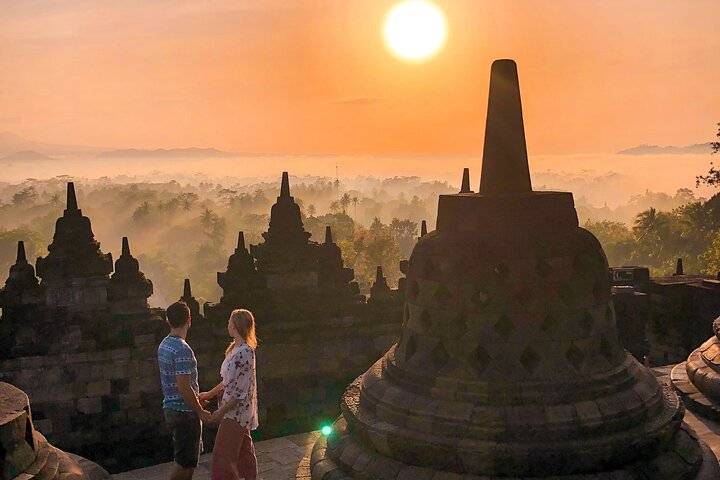 Borobudur sunrise, Yogyakarta