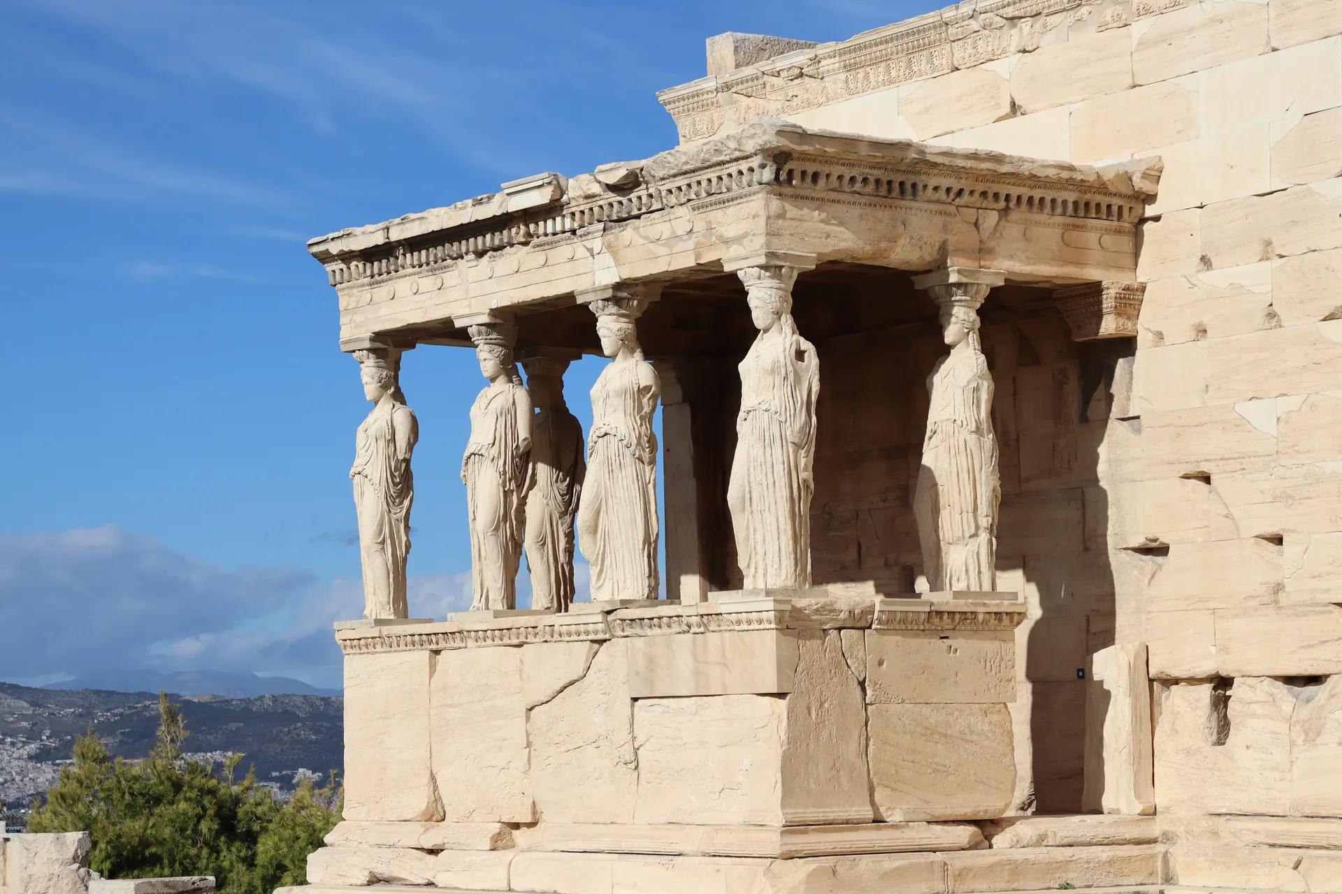 The Porch of the Caryatids at the Erechtheion