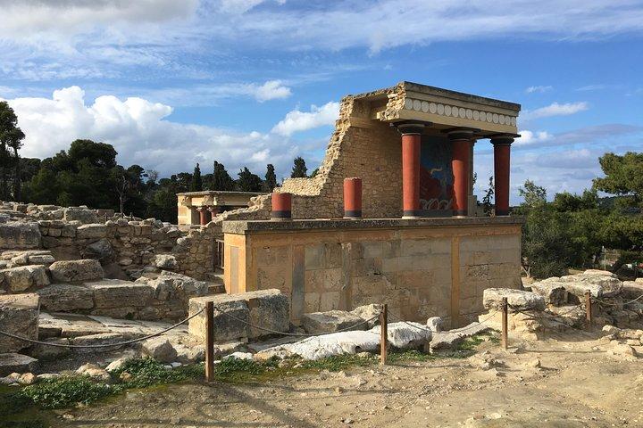 Palast von Knossos: Keine-Warteschlange-Ticket mit Reiseleiter