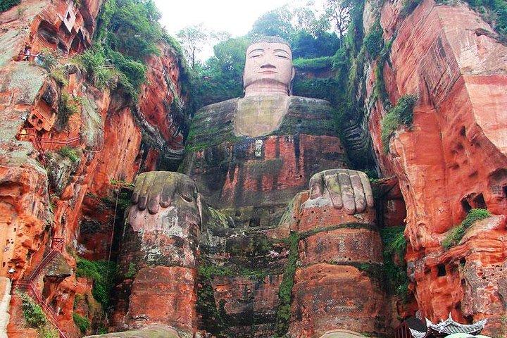 パンダと楽山大仏を楽しむ日帰り旅行（成都市発）