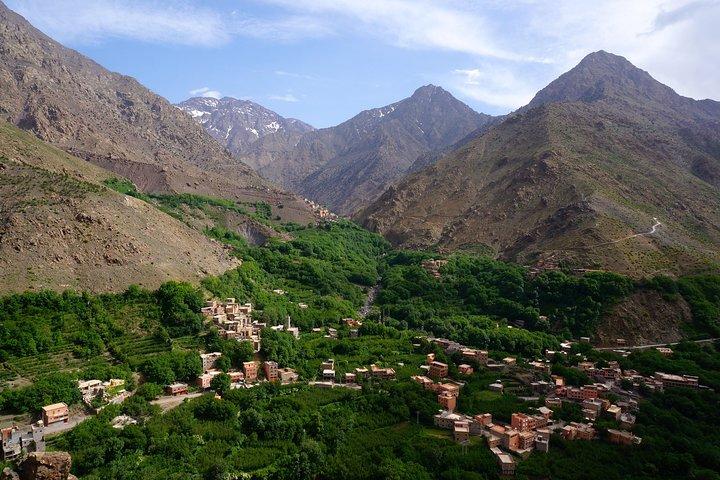Atlas Mountains and 3 Valleys from Marrakech including Camel Ride