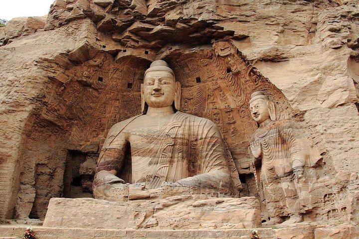 北京から雲港石窟と吊橋を含む2日間の私有大同旅行