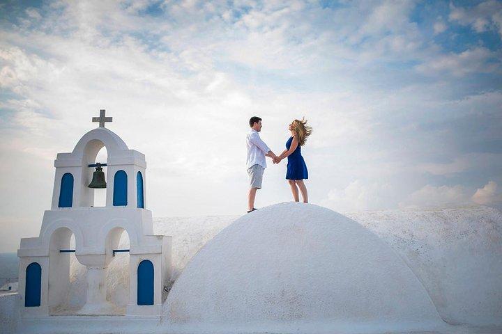 Tour a pie de Santorini con un fotógrafo personal