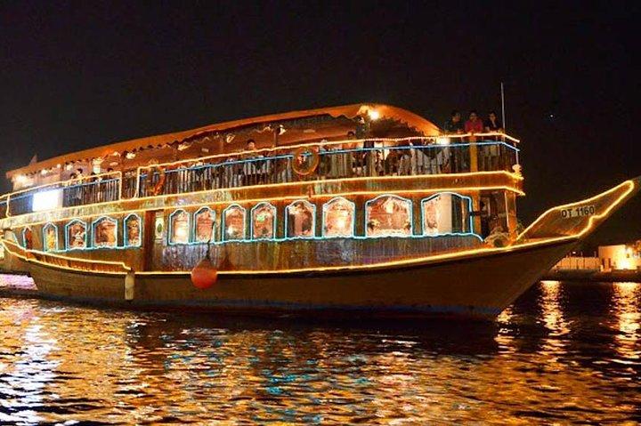 2 en 1 Best Combo Tours Día completo en Abu Dhabi City Tour y Night Dhow Cruise Dubai