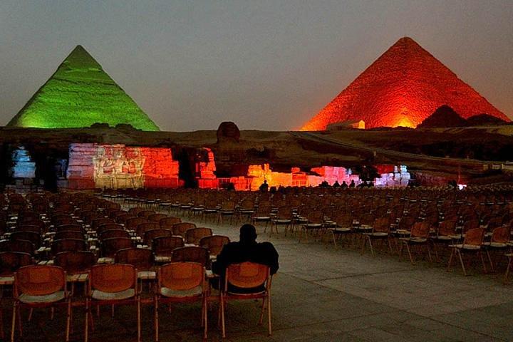 Sound And Light Show At Pyramids