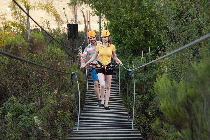 Las Cañadas Zipline Tour (mit Luxus Hin- und Rückfahrt)