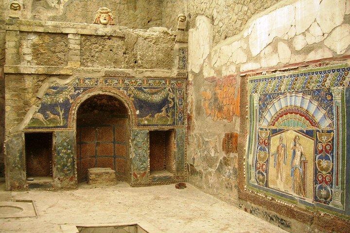 Privétransfer van Rome naar de kust van Amalfi & stop bij Herculaneum