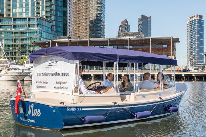 Luxe privé 90 minuten wijn en kaas Yarra River Cruise