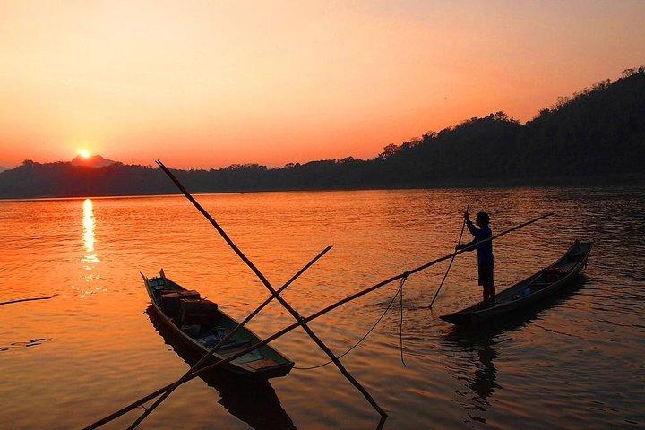 VIAGEM DE TARDE PRIVADA Luxuosa Sunset Mekong com JANTAR DE CHURRASCO E AULA DE COZINHA