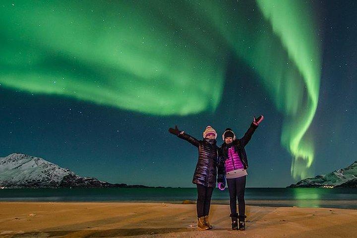 Chase aux aurores boréales avec photographie de Tromsø