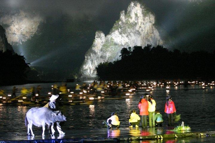 Heldags Guilin Li-River Cruise og Yangshuo Liusanjie Show Private Tour
