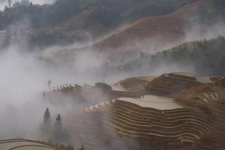 Tour di 1 giorno delle terrazze di riso Longji dall'aeroporto / stazione ferroviaria di Guilin