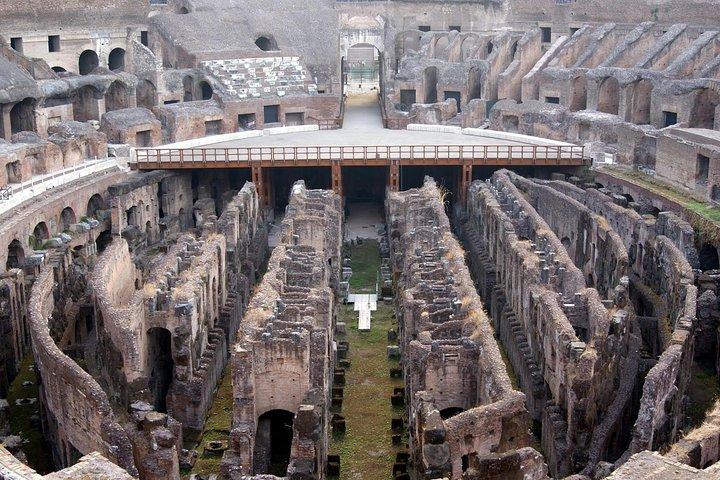 Colosseum restricted areas and Undergrounds Group Tour