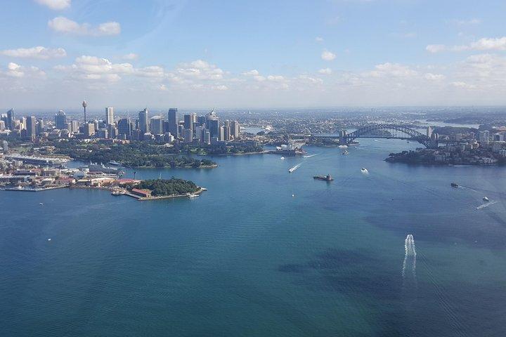 30 minuten durende Sydney Harbour en Olympic Helicopter Tour