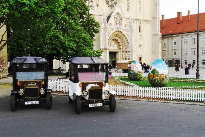 Zagreb Full stadsrundtur – 60 minuters resa i elektrisk Ford T