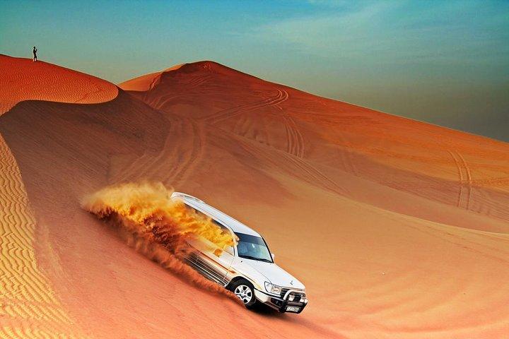 Visite de la ville de Dubaï et dîner barbecue en soirée dans le désert - Visite combinée