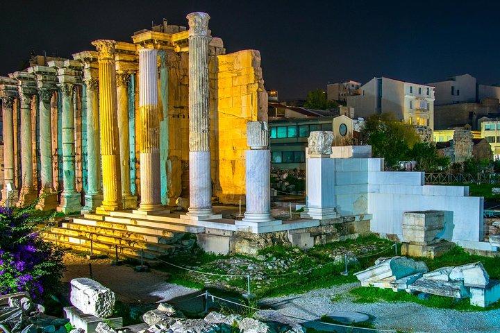 Athènes by Night: visite guidée privée de 4 heures