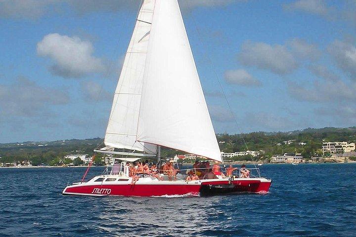 Snorkel en tortuga catamarán de Barbados con almuerzo y barra libre