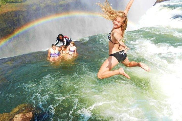 Tour in kleiner Gruppe zum Devils Pool und Livingstone Island-Tour