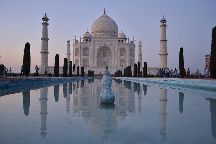 Von Jaipur: 2-tägige private Taj Mahal-Tour bei Sonnenaufgang und Sonnenuntergang
