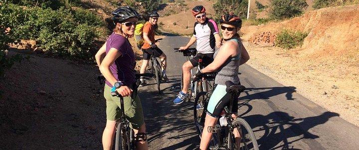 En cykeltur på landskabet omkring Udaipur