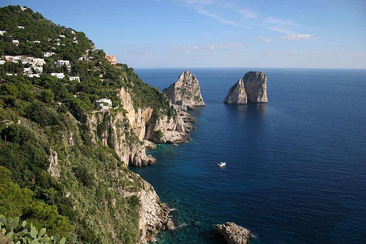 ローマからバスとフェリーで行くカプリ島日帰り旅行-複数のオプション