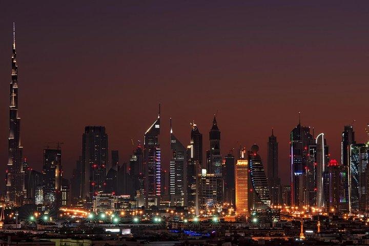 Tour notturno della città di Dubai - solo base privata