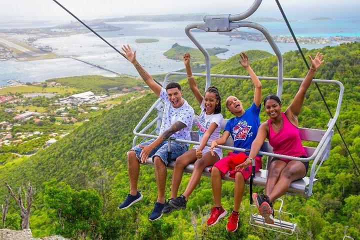 Sky Explorer und Flying Dutchman bei Rainforest Adventures St. Maarten