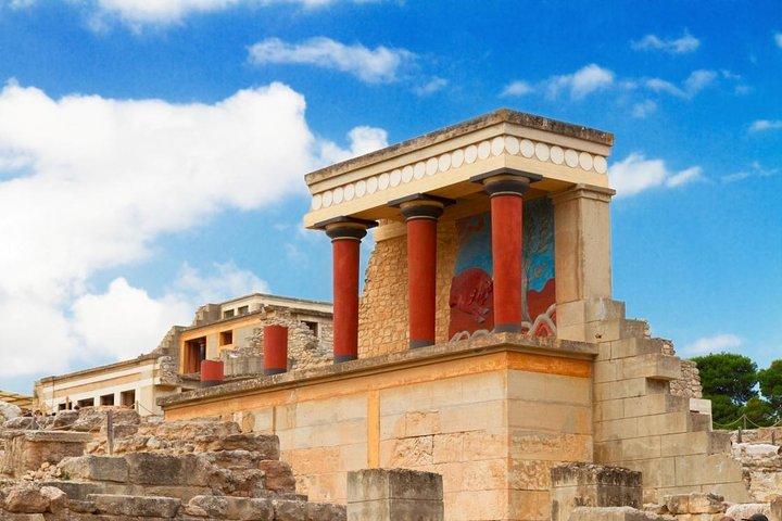 Tour privato per visitare Cnosso e il museo archeologico o fare shopping a Heraklion