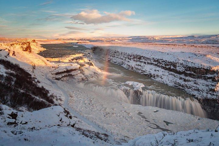Reykjavik : Tour en petit groupe du Cercle d'or et des aurores boréales