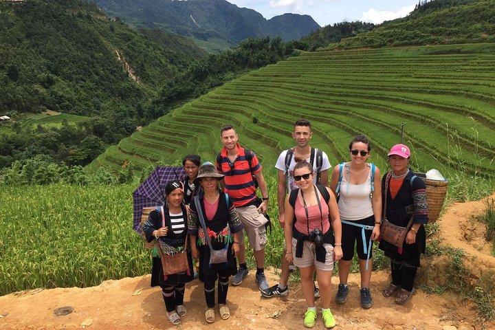 3 Tage 3 Nächte private Tour Sapa trekking 1 Weg Zug 1 Weg Luxusbus von Hanoi