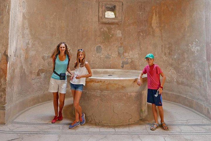 Visite privée d'Herculanum pour les enfants et les familles
