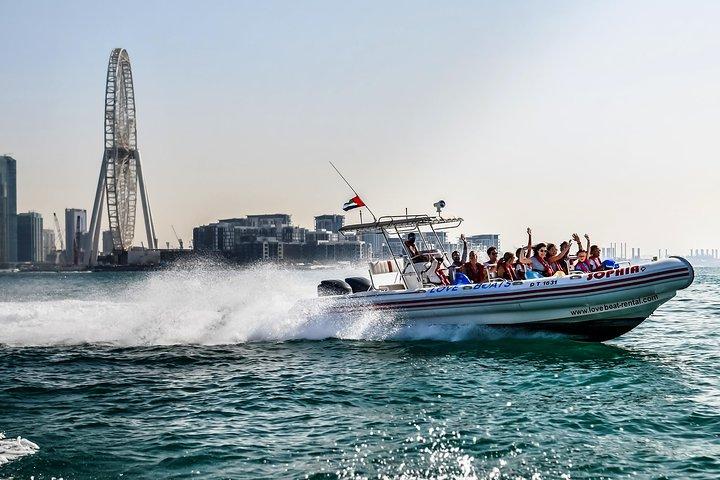 Tour mattutino della città di Dubai con Marina Boat Cruise Combo