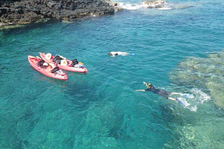 Tour di 3,5 ore in kayak e snorkeling sull'oceano di Kailua-Kona