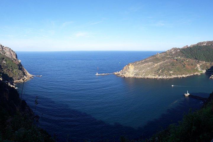 Camino de Santiago trail. Privat vandringstur längs kusten