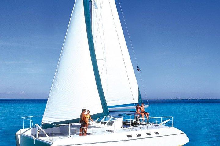 Aventura de catamarã em Cancun