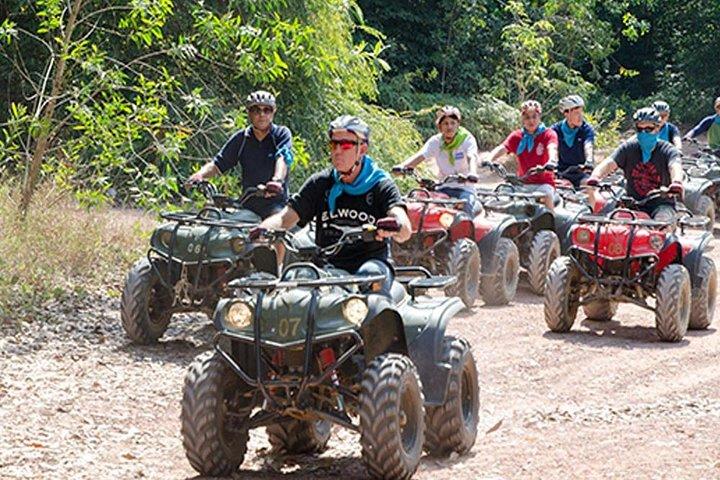 最高の ATV バイクとジップライン アドベンチャー (送迎付き)