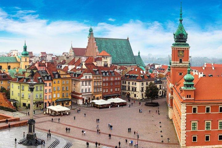 Varsovia Mañana, guiado, Vista panorámica, tour público por la ciudad con recogida en el hotel