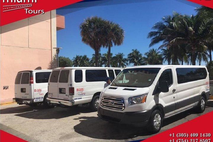 Traslados do aeroporto de Miami para qualquer área de Miami e Miami Beach