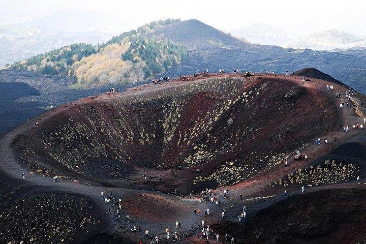 De Syracuse : Visite privée de l'Etna avec déjeuner à l'Etna Winery