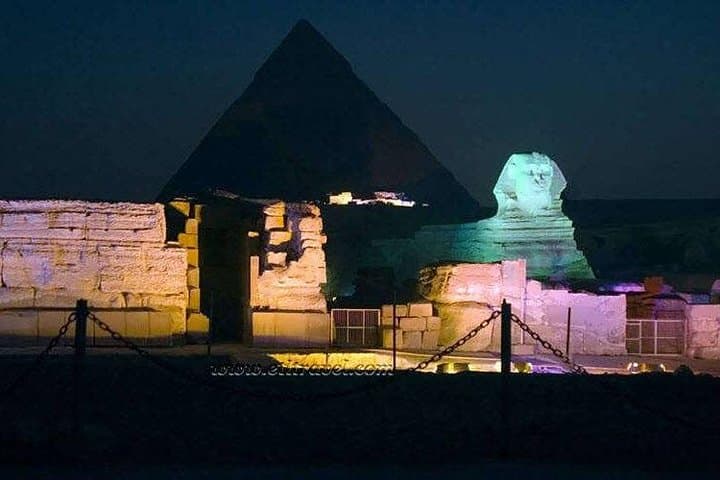Quad Bike Trip during sunset around Pyramids, evening attend the sound & light show at Giza Pyramids with Dinner
