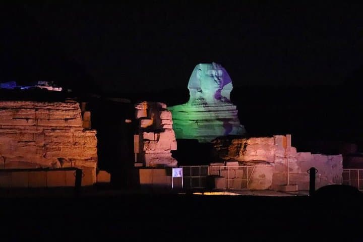 Sound and Light show Giza pyramids with private pick up