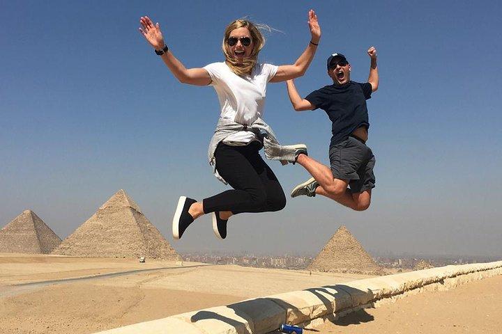 Tappa al Cairo Tour privati Piramidi e sfinge di Giza Giro in cammello e pranzo