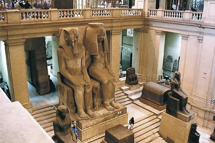 Full Day Giza pyramids and Cairo Museum day tour from Luxor by domestic flight