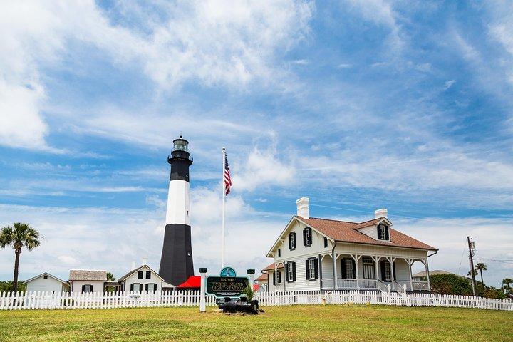 Savannah til Tybee Island med Dolphin Cruise