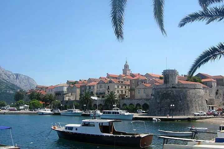 Excursion d'une journée à Korčula et Pelješac avec dégustation de vin