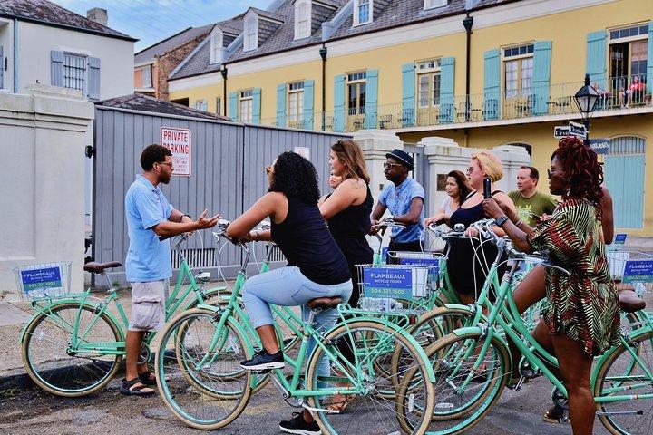 Fietstocht door het hart van de stad New Orleans