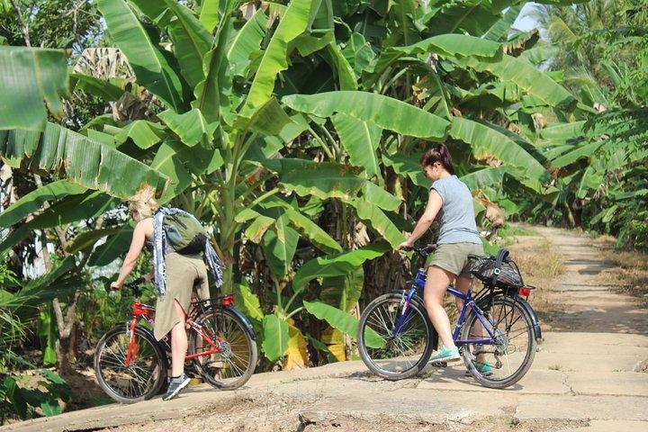 Não Turístico - Delta do Mekong 1 Dia com Bicicleta